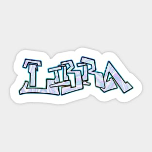 Libra Graff Sticker